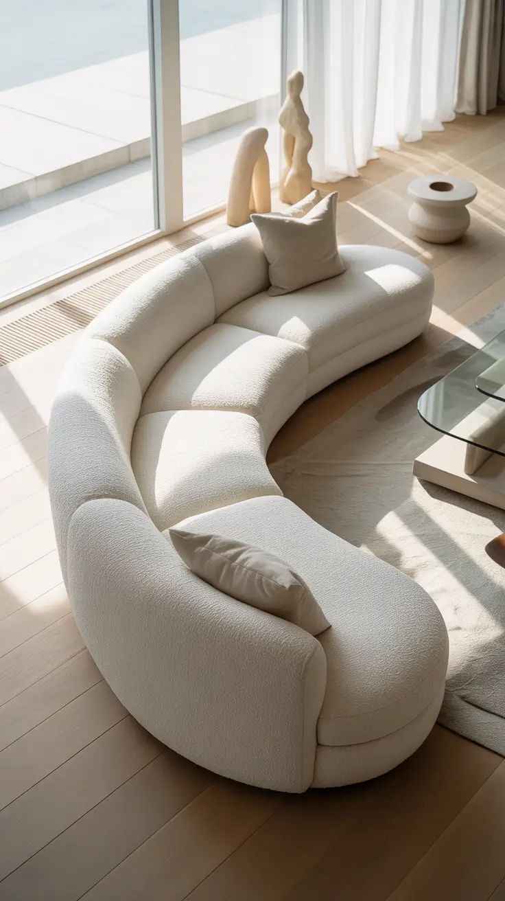 Luna Curved Sectional Sofa