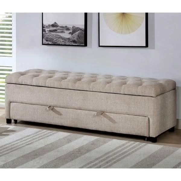 Chester Tufted Storage Blanket Box