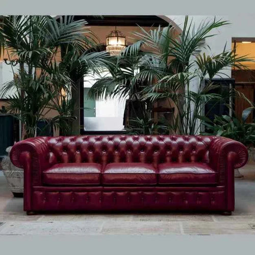 Chesterfield Leather Sofa