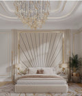 Luxury Fan Headboard Bedroom Suite