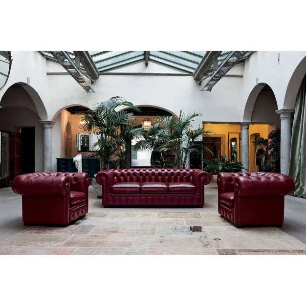 Chesterfield Leather Sofa