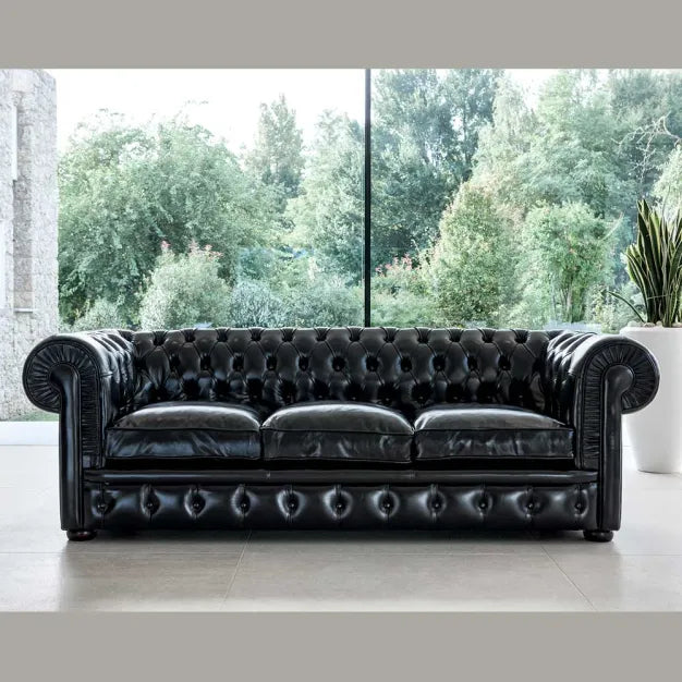 Chesterfield Leather Sofa