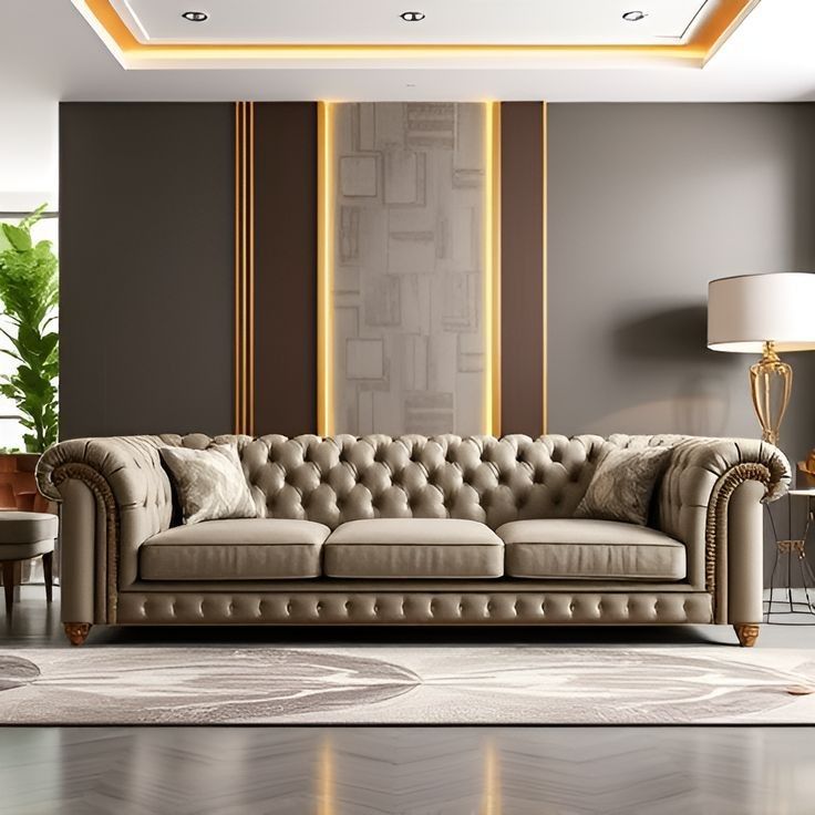 Chesterfield Leather Sofa