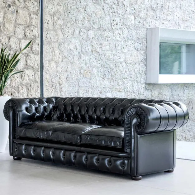 Chesterfield Leather Sofa