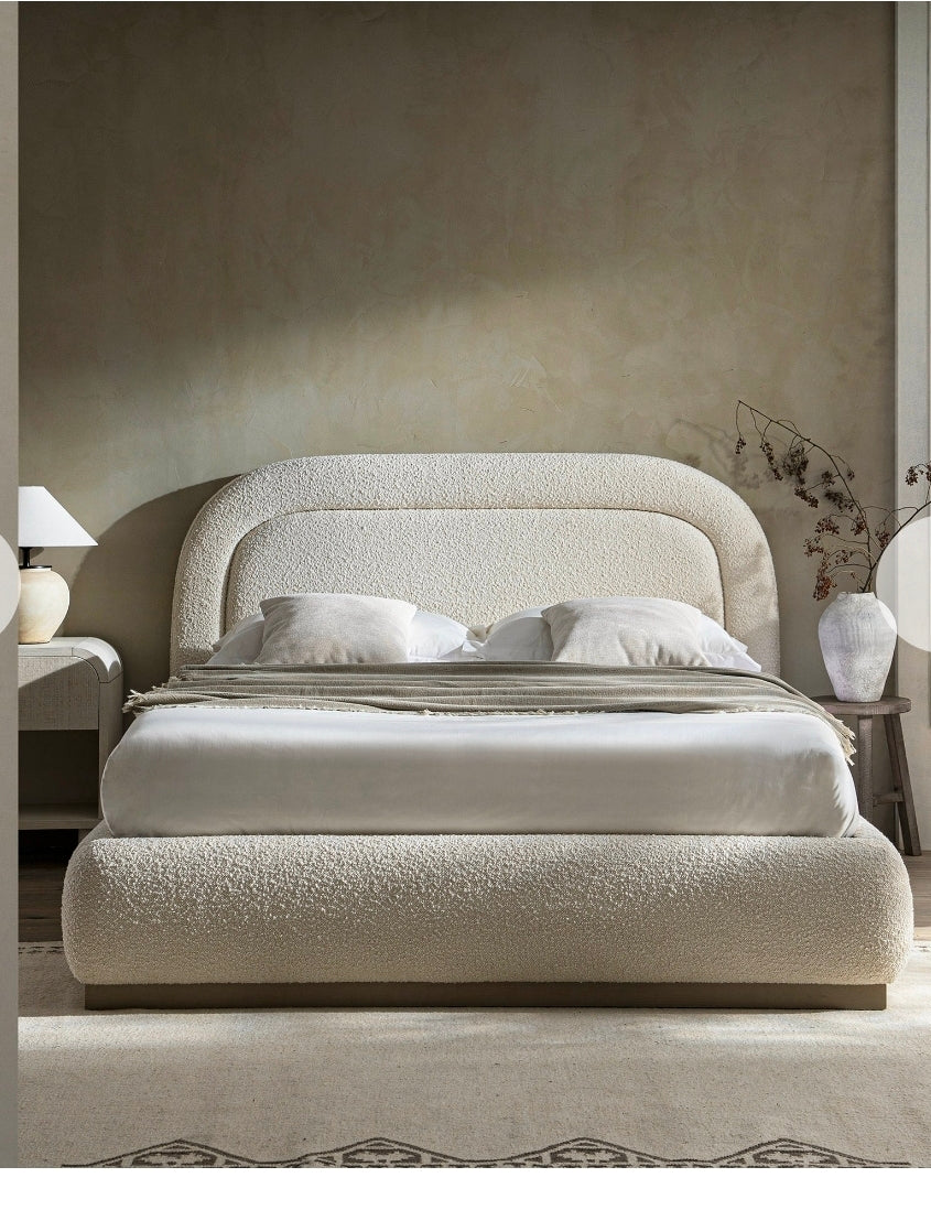 Luella Upholstered Wooden Plinth Base Storage Bed