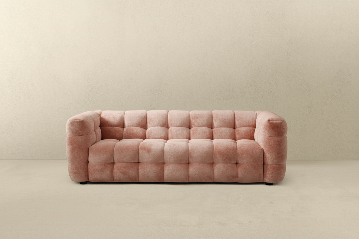 Rose Gold Cube Sofa