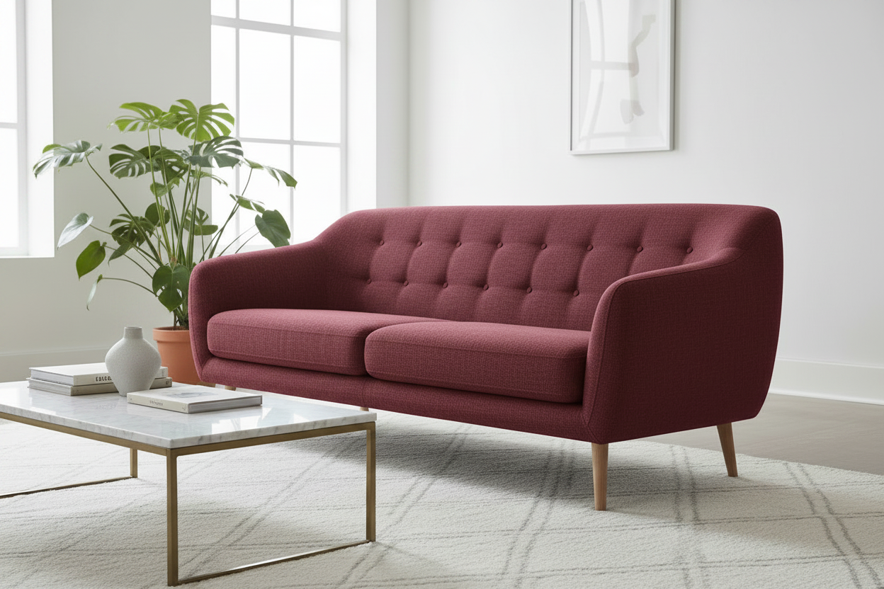 Scaleta - Burgundy Linen