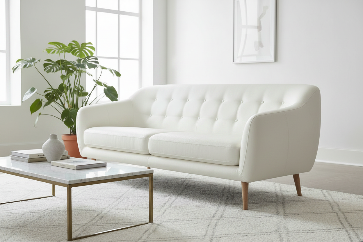 Scaleta - White Leather