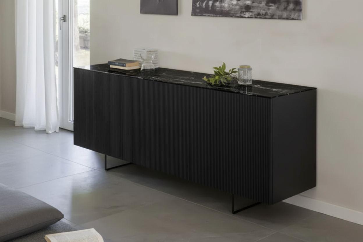Sideboard Charcoal Black