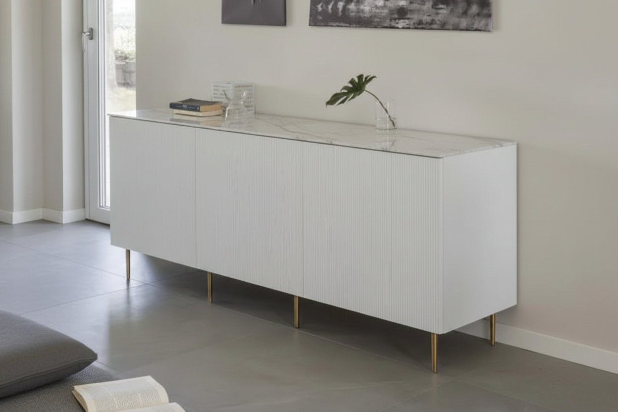 Sideboard White Gold