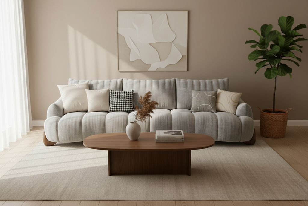 Silver Sofa