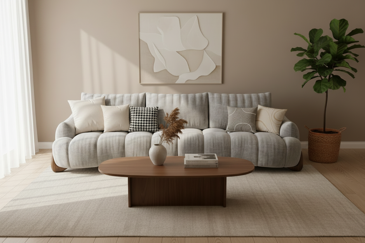 Silver Sofa