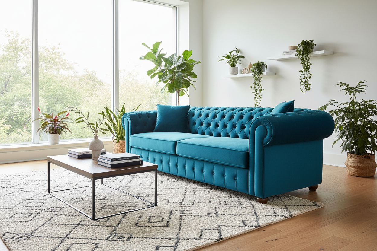 Teal - Side Angle Room Shot