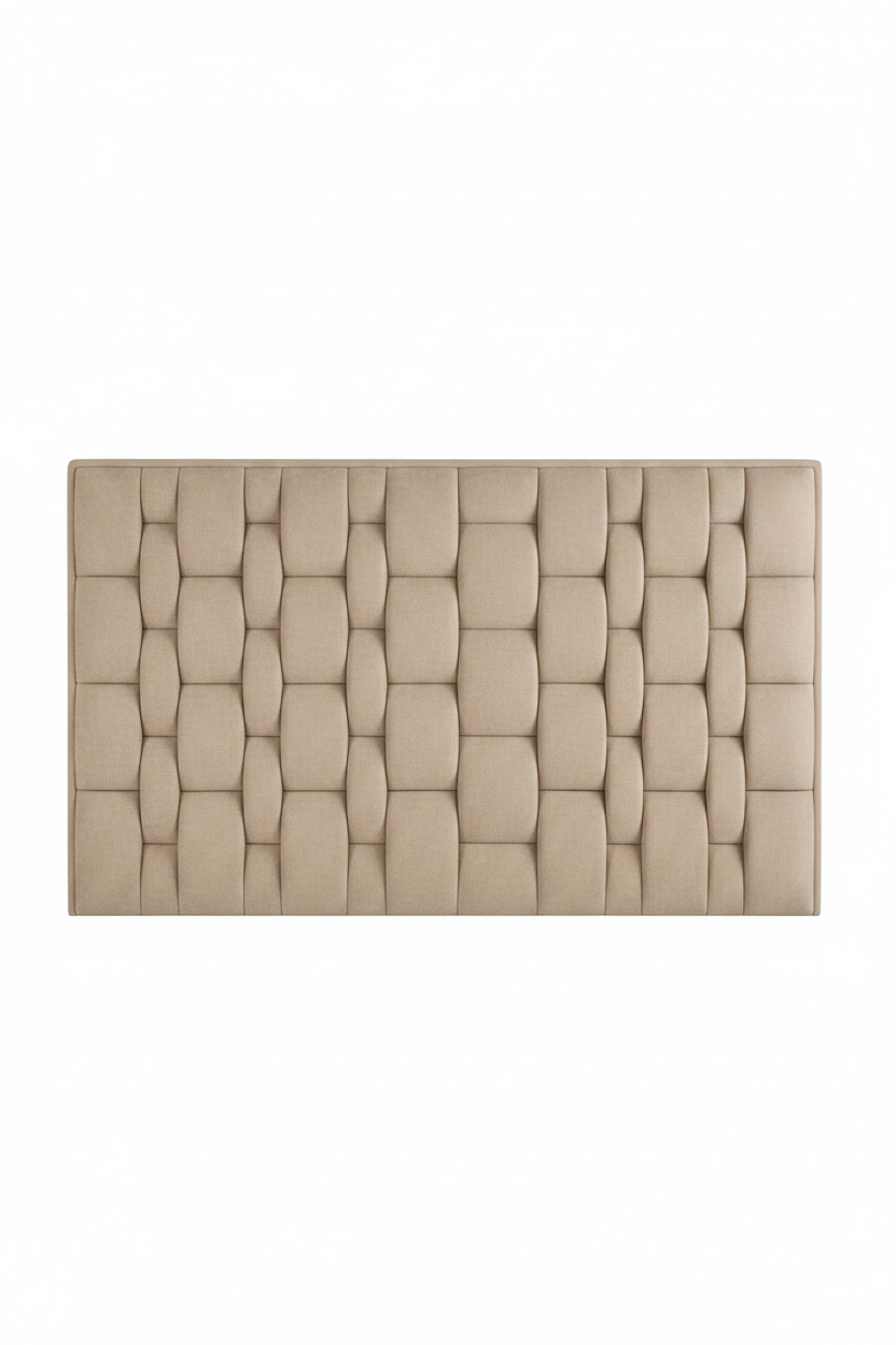 Extra Length Basket-Weave Tufted Headboard (Pedestal Accommodating)