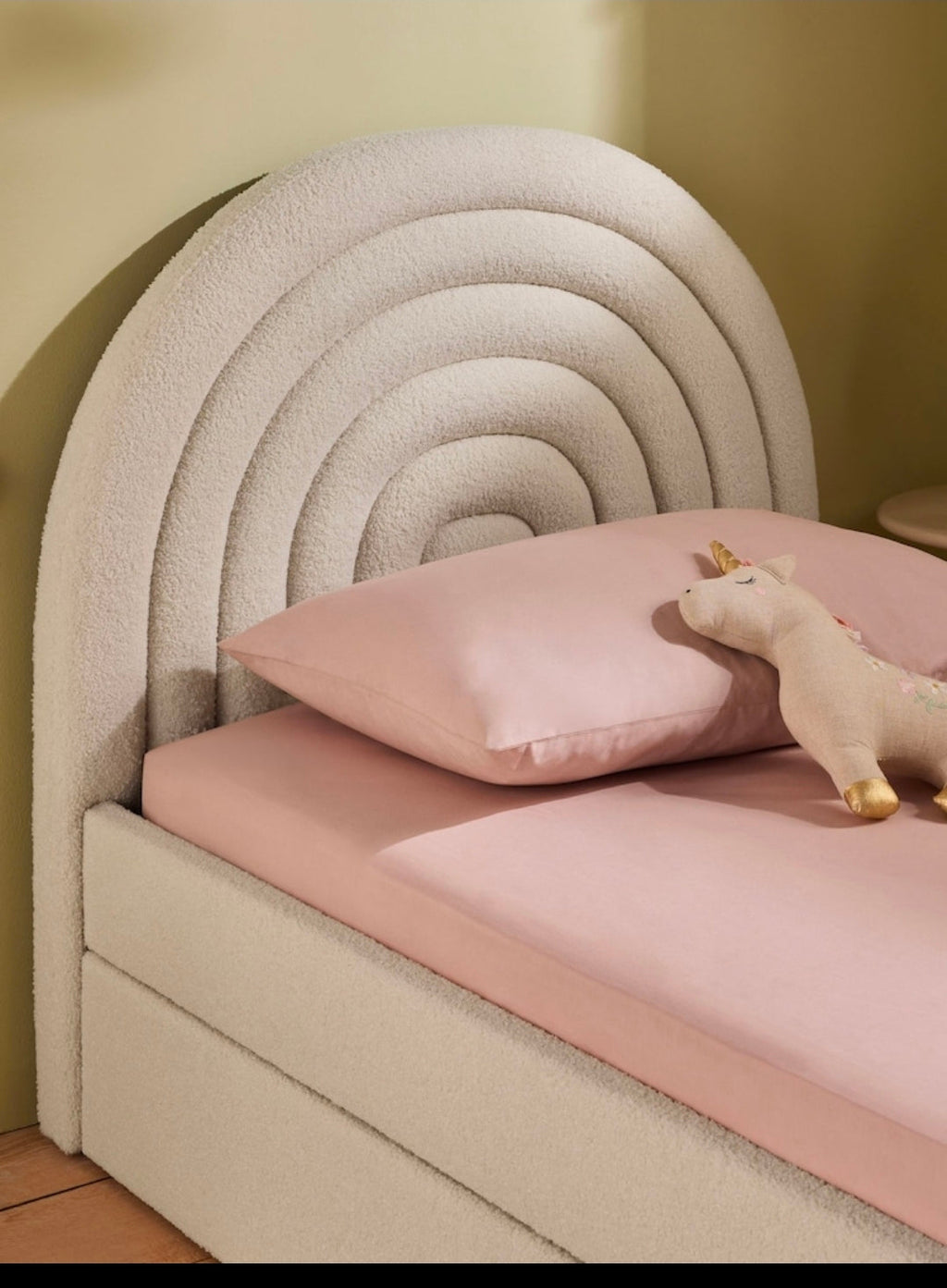 Kids Rainbow Arch Storage Bed with Trundle