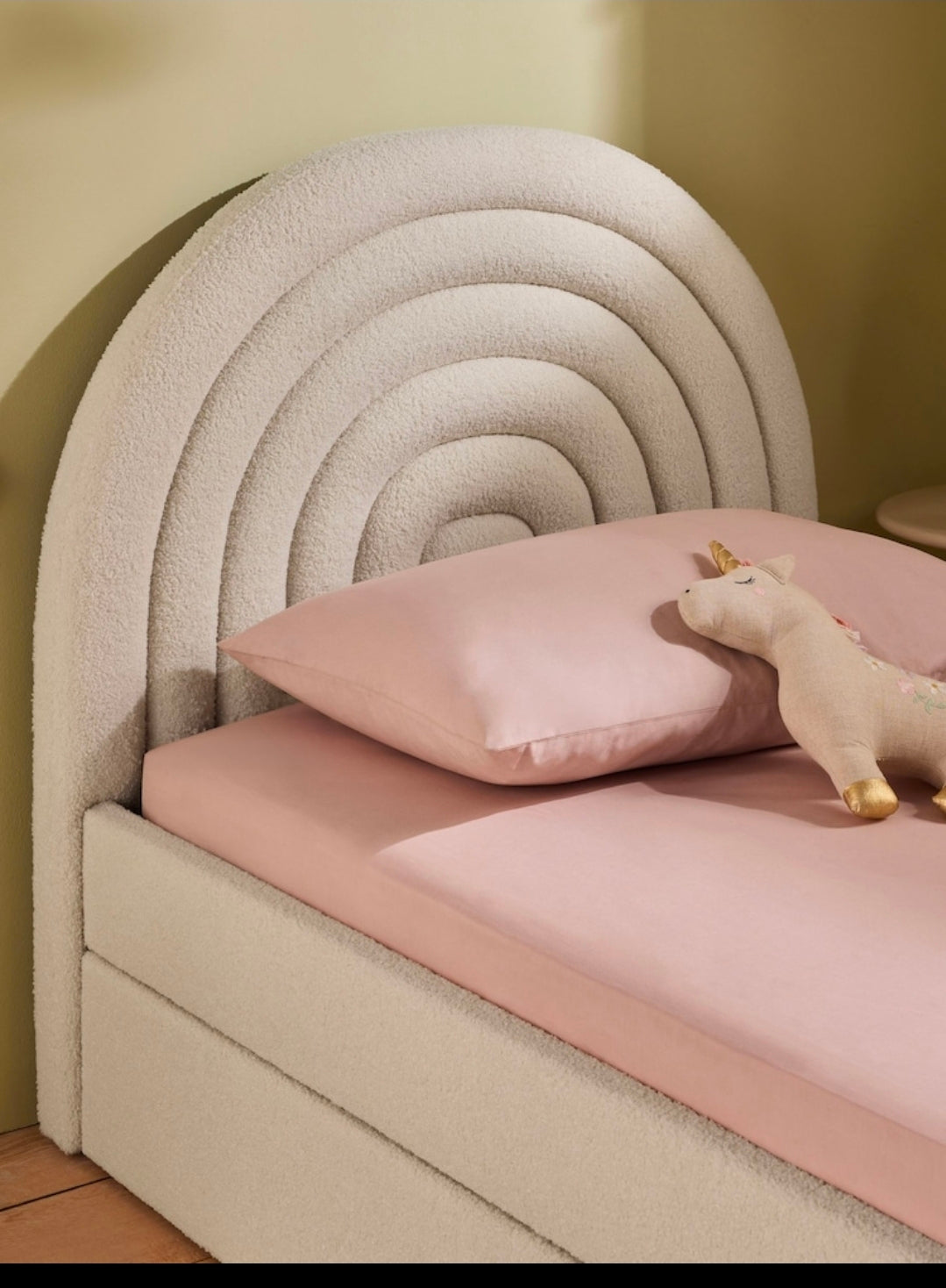 Kids Rainbow Arch Storage Bed with Trundle