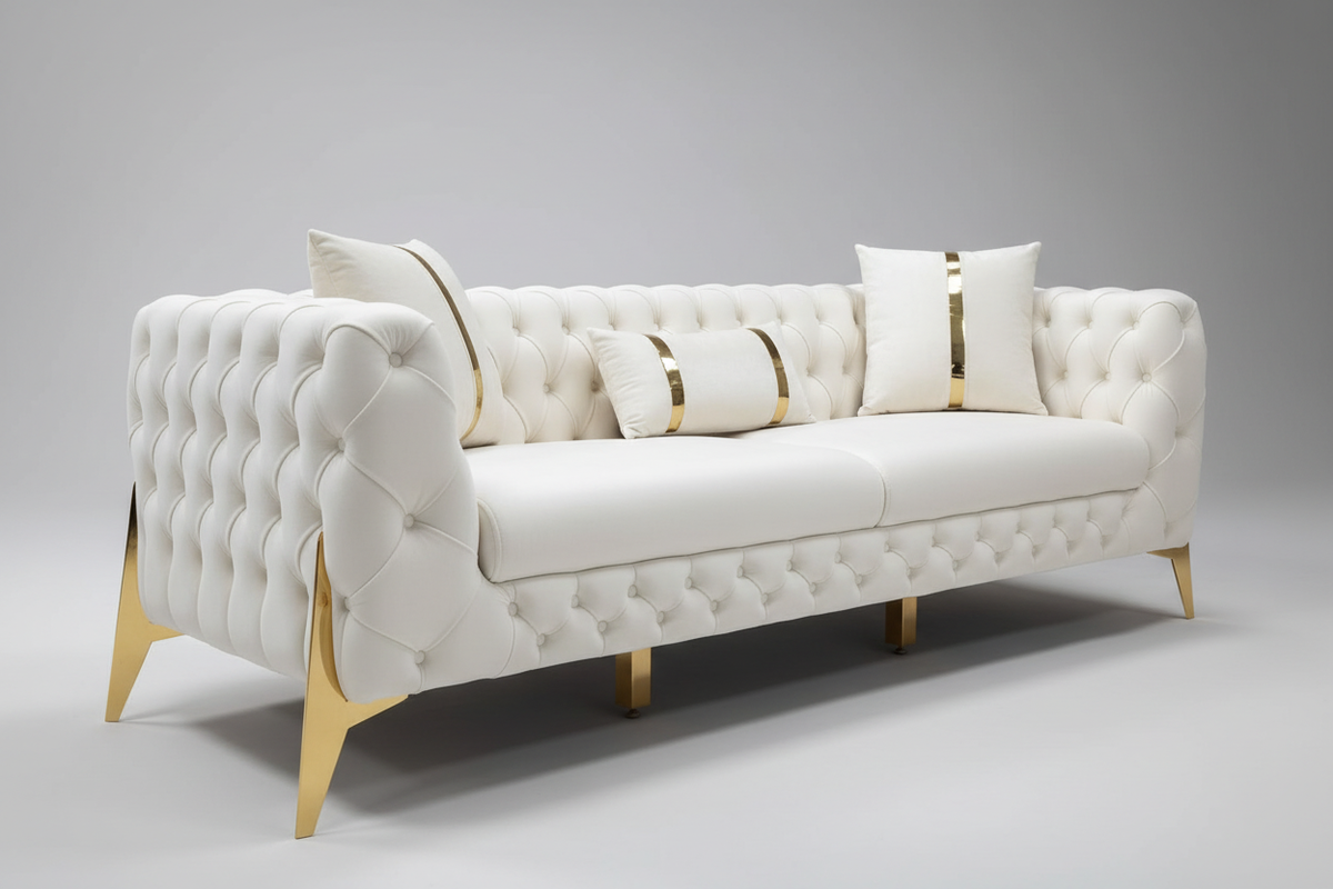 White Chesterfield