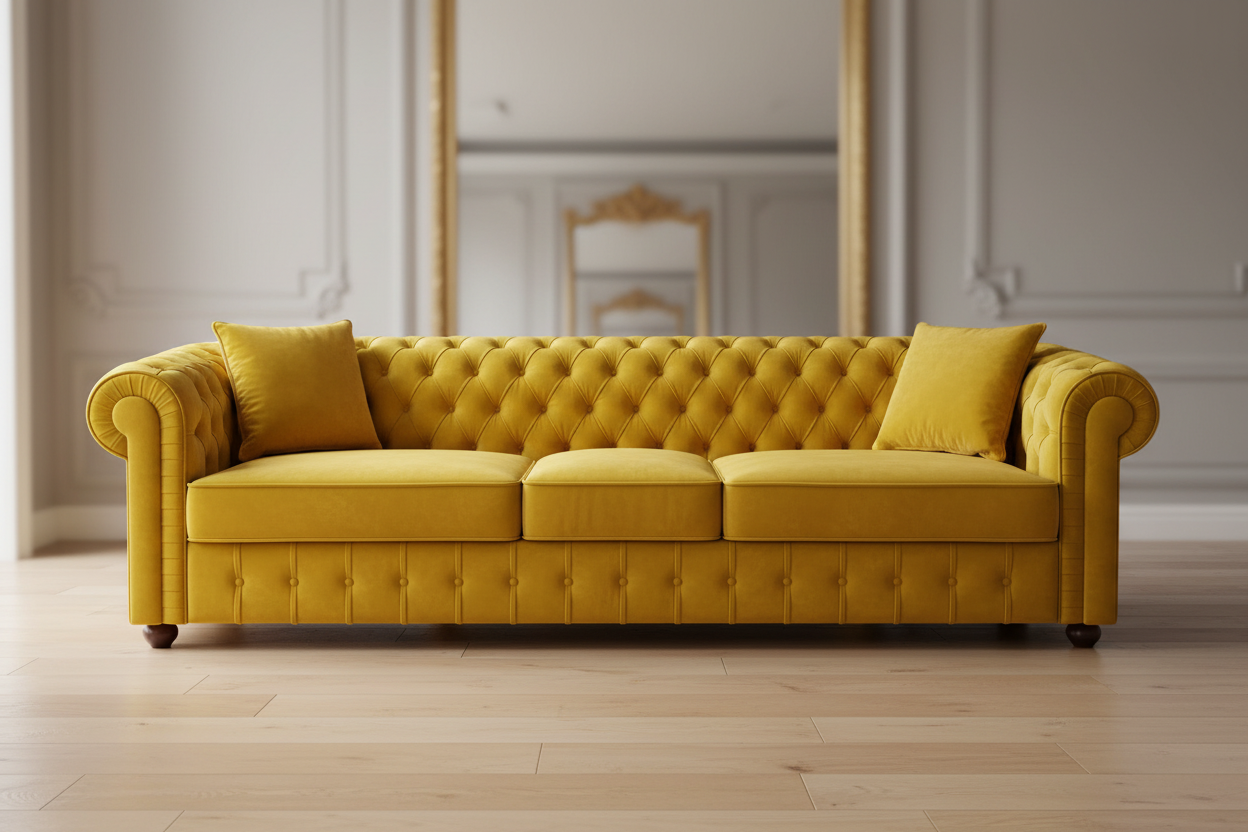 Yellow 3-Seater