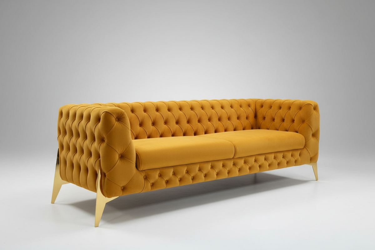 Yellow Chesterfield